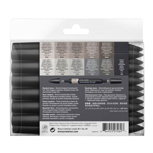 Set 12 Rotuladores Acuarelables Promarker –