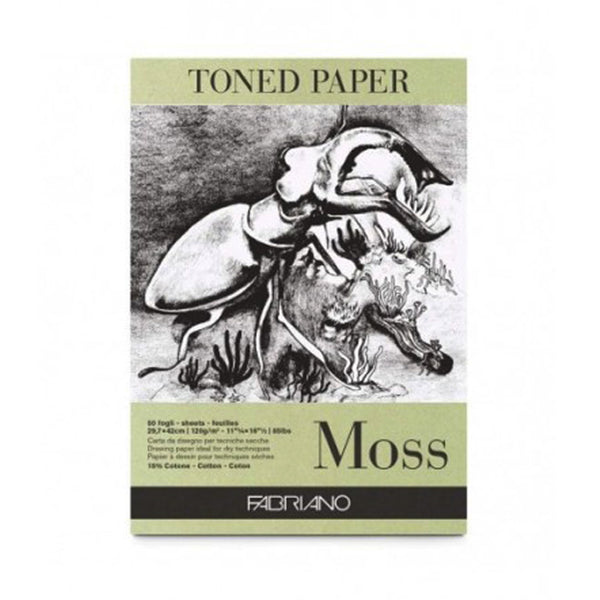 Bloc Toned Paper Moss 120gr