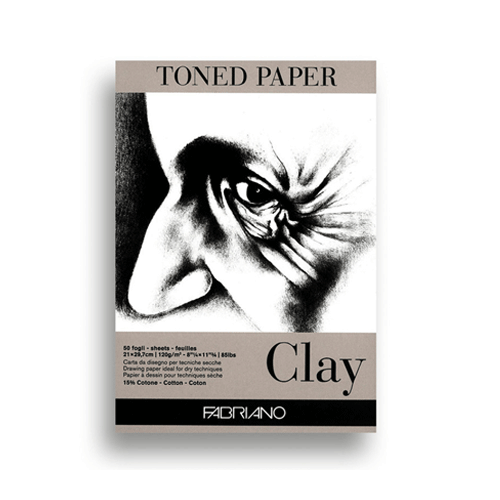 Bloc Toned Paper Clay 120gr
