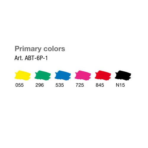 Set de 6 Dual Brush Pens Tombow Primary Colors
