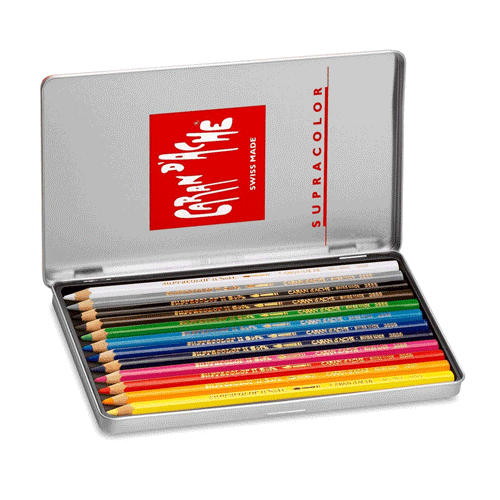 Caja 12 Lápices de Colores Acuarelables Supracolor