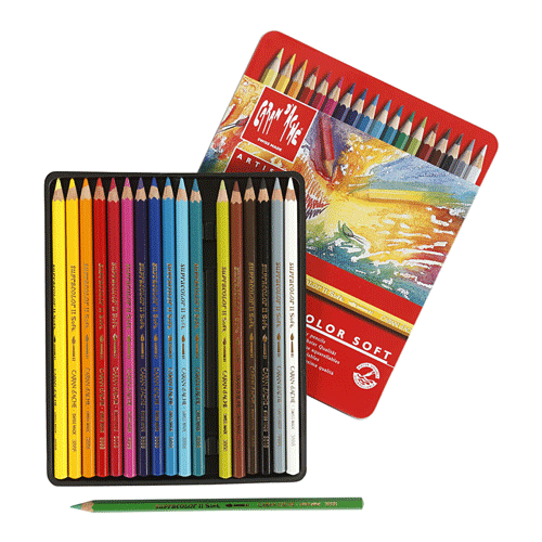Caja 18 Lápices de Colores Acuarelables Supracolor