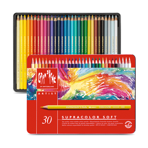 Caja 30 Lápices de Colores Acuarelables Supracolor